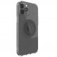 SwitchEasy MagClear Case - термополиуретанов (TPU) кейс с вграден магнитен конектор (MagSafe) за iPhone 12 Pro Max (сив-прозрачен) 2