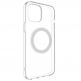 SwitchEasy MagClear Case - термополиуретанов (TPU) кейс с вграден магнитен конектор (MagSafe) за iPhone 12 Pro Max (бял-прозрачен) 5