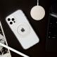 SwitchEasy MagClear Case - термополиуретанов (TPU) кейс с вграден магнитен конектор (MagSafe) за iPhone 12 Pro Max (бял-прозрачен) 8