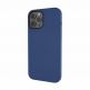 SwitchEasy MagSkin Case - тънък силиконов кейс с вграден магнитен конектор (MagSafe) за iPhone 12 Pro Max (син) 2
