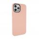 SwitchEasy MagSkin Case - тънък силиконов кейс с вграден магнитен конектор (MagSafe) за iPhone 12, iPhone 12 Pro (розов) 2