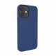 SwitchEasy MagSkin Case - тънък силиконов кейс с вграден магнитен конектор (MagSafe) за iPhone 12 mini (син) 1