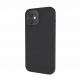 SwitchEasy MagSkin Case - тънък силиконов кейс с вграден магнитен конектор (MagSafe) за iPhone 12 mini (черен) 2