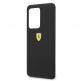 Ferrari SF Silicone Cover - дизайнерски силиконов (TPU) кейс за Samsung Galaxy S20 Ultra (черен) 1