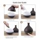 Anjou AJ-AD012 Essential Oil Diffuser 500ml - арома дифузер и овлажнител за въздух (кафяв) 8