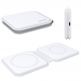 4smarts Wireless Charger UltiMAG 15W - двойна поставка (пад) за безжично зареждане за iPhone с Magsafe и Qi съвместими устройства (бял) 1