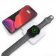 4smarts Wireless Charger UltiMAG 15W - двойна поставка (пад) за безжично зареждане за iPhone с Magsafe и Qi съвместими устройства (бял) 5
