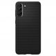 Spigen Liquid Air Case - силиконов (TPU) калъф с висока степен на защита за Samsung Galaxy S21 Plus (черен) 2