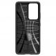 Spigen Liquid Air Case - силиконов (TPU) калъф с висока степен на защита за Samsung Galaxy S21 Ultra (черен) 3