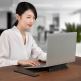 Baseus Ultra Thin Laptop Stand - сгъавема, залепяща се към вашия компютър поставка за MacBook и лаптопи (тъмносив) 12