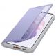 Samsung Clear View Cover EF-ZG991CV - оригинален кейс, през който виждате информация от дисплея за Samsung Galaxy S21 (лилав) 4