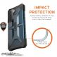 Urban Armor Gear Plasma Case - удароустойчив хибриден кейс за Samsung Galaxy S21 (син-прозрачен) 5