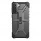 Urban Armor Gear Plasma Case - удароустойчив хибриден кейс за Samsung Galaxy S21 Plus (сив-прозрачен) 1