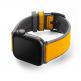Meridio Submarine Leather Band - висококачествена каишка изработена от полиестер и ествествен каучук за Apple Watch 42мм, 44мм (жълт) 2