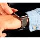 Meridio Touchstone Leather Band - уникална ръчно изработена кожена (естествена кожа) каишка за Apple Watch 42мм, 44мм (тъмносив) 3