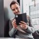 4smarts Flip Case URBAN Lite - кожен калъф с поставка и отделение за кр. карта за Samsung Galaxy S21 Ultra (черен) 3