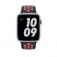 Apple Watch Nike Sport Band - оригинална силиконова каишка за Apple Watch 38мм, 40мм (син-оранжев) 2