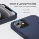 ESR Cloud Halolock Case - силиконов (TPU) калъф с вграден магнитен конектор (MagSafe) за iPhone 12 Pro Max (тъмносин) 3