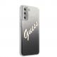 Guess Glitter Gradient Vintage Case - дизайнерски кейс с висока защита за Samsung Galaxy S21 Plus (сив)  1