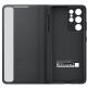 Samsung Clear View Cover EF-ZG99PC - оригинален кейс с отделение за S-Pen, през който виждате информация от дисплея за Samsung Galaxy S21 Ultra (черен) 5