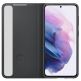 Samsung Clear View Cover EF-ZG991CB - оригинален кейс, през който виждате информация от дисплея за Samsung Galaxy S21 (черен) 2
