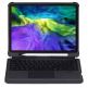 4smarts Keyboard Case Solid QWERTY - кожен калъф с клавиатура, тъчпад и поставка за Apple Pencil 2 за iPad Pro 11(2020) (черен) 3