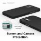 Elago Inner Core Case - тънък полипропиленов кейс (0.5 mm) за iPhone 12 mini (черен) 3