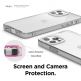 Elago Clear Silicone Case - силиконов (TPU) калъф за iPhone 12, iPhone 12 Pro (прозрачен) 4