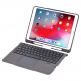 4smarts Keyboard Case Solid QWERTY with Trackpad and Pen Holder - кожен калъф с клавиатура, тъчпад и поставка за Apple Pencil за iPad 8 (2020), iPad 7 (2019) (сив) 1