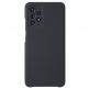 Samsung Galaxy S-View Wallet Cover EF-EA325PBEGEW - оригинален калъф през който виждате информация от дисплея за Samsung Galaxy A32 (черен) 1