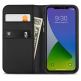 Moshi Overture SnapToª Case - елегантен кожен калъф (с кейс) тип портфейл за iPhone 12 Mini (черен) 1