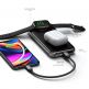 Satechi Quatro Wireless Power Bank 10000mAh - безжична външна батерия за мобилни устройства, Apple AirPods и Apple Watch (черен) 4