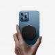 Baseus Simple Mini Magnetic Wireless Charger (WXJK-F01) - поставка (пад) за безжично зареждане за iPhone с Magsafe и Qi съвместими устройства (черен) 10