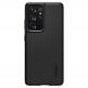 Spigen Thin Fit Case - качествен тънък матиран кейс за Samsung Galaxy S21 Ultra (черен) 1