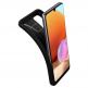 Spigen Rugged Armor Case - тънък качествен силиконов (TPU) калъф за Samsung Galaxy A72 (черен) 6