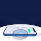 WK Design USB-C Mini Magnetic Wireless Qi Charger 15W - поставка (пад) за безжично зареждане за iPhone с Magsafe (сребрист) 5