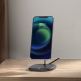 Baseus Magnetic Wireless Qi Charging Stand 15W (WXSW-01) - поставка (пад) за безжично зареждане за iPhone с Magsafe (черен)	 10