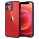 Spigen Optik Crystal Case - тънък силиконов (TPU) калъф за iPhone 12 mini (син-прозрачен) 2