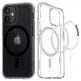 Spigen Ultra Hybrid MagSafe Case - хибриден кейс с висока степен на защита с MagSafe за iPhone 12, iPhone 12 Pro (черен-прозрачен)  1