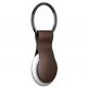 Nomad AirTag Leather Loop - висококачествен ключодържател от естествена кожа за Apple AirTag (тъмнокафяв) 4