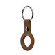 SwitchEasy Wrap Leather Keyring - стилен ключодържател от естествена кожа за Apple AirTag (кафяв) 3