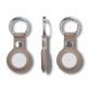 PU Leather Keyring Keychain Case - стилен ключодържател от изкуствена кожа за Apple AirTag (кафяв) 1