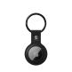 SwitchEasy Skin Silicone Keyring - силиконов ключодържател за Apple AirTag (черен) 1