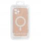 Tel Protect MagSilicone Case - силиконов (TPU) калъф с вграден магнитен конектор (MagSafe) за iPhone 12 (бежов) 5