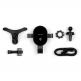 Xiaomi 70mai Wireless Car Charger Mount PB01 10W - поставка за радиатора на кола с безжично зареждане за Qi съвместими смартфони (черен) 5