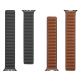 Tactical 734 Leather Loop Band - кожена каишка от естествена кожа за Apple Watch 42мм, 44мм (черен) 2