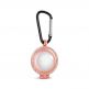 ComT AirTag Glamour Metal Cover - кейс с кристали и карабинер за Apple AirTag (розов) 1