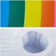 Relaxdays Inflatable Pool Drink Holder Rainbow - надуваема поставка за напитки за плаж (шарен) 5
