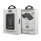 Karl Lagerfeld Magnetic Wireless Power Bank 3000 mAh - безжична преносима външна батерия с USB-C вход за iPhone с Magsafe (черен) 3