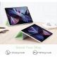ESR Ascend Trifold Case - полиуретанов калъф с поставка и отделение за Apple Pencil 2 за iPad Pro 11 M1 (2021) (светлозелен) 5